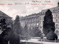 Akademički trg (današnji Trg Josipa Juraja Strossmayera) 1910. godine
